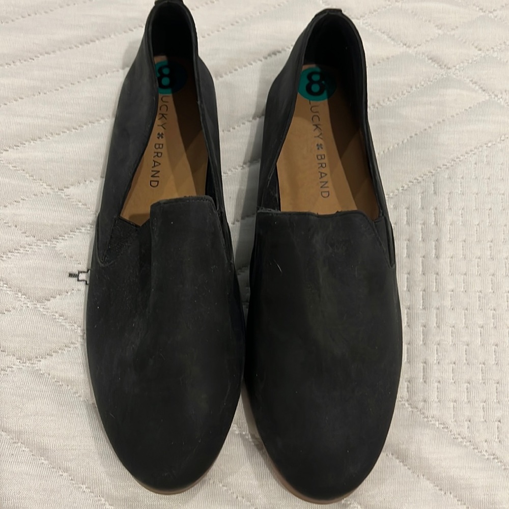 Slip on loafers lucky brand size 8